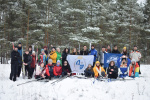 Студенты кафедры географии и картографии освоили технику катания на лыжах