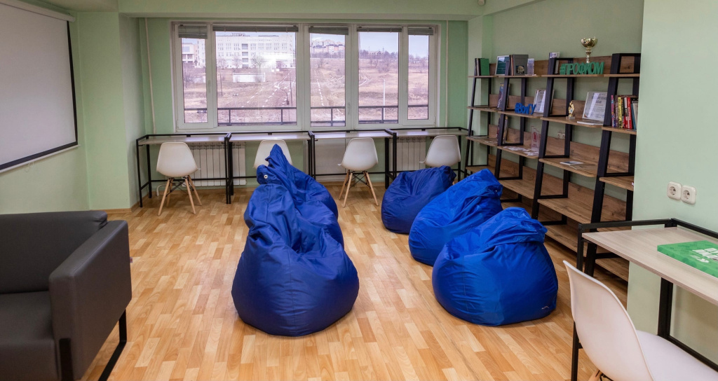 В общежитии ВолГУ открылись новые пространства для учёбы и отдыха