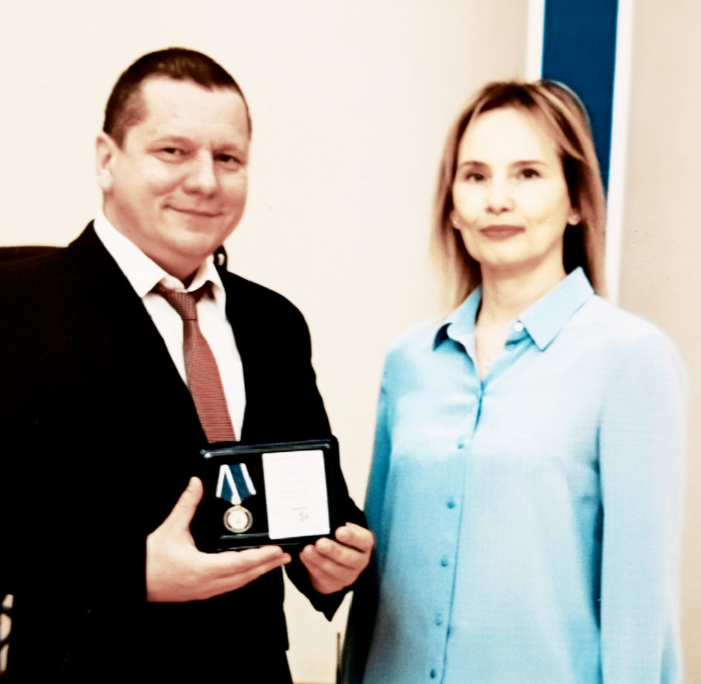 Доцент ВолГУ награжден медалью Федерального казначейства «За Усердие и Пользу»